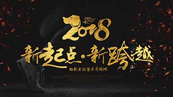 2018黑金年终工作总结新年计划PPT模板详情图