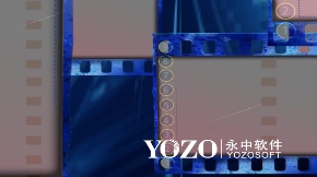 五角星斑驳胶卷相册
