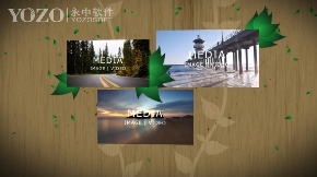 绿色相册模板